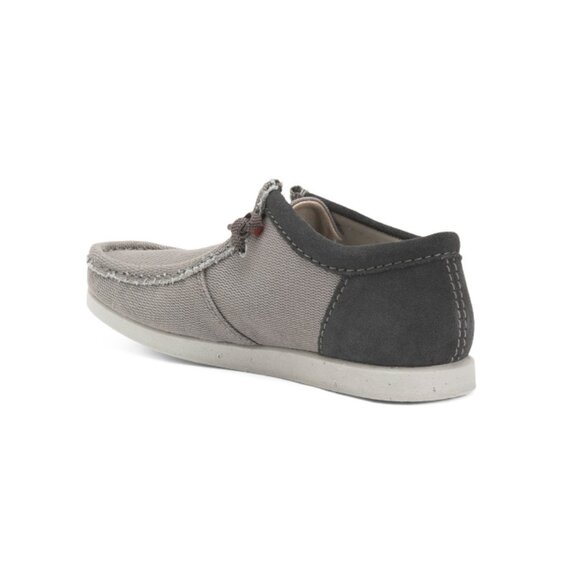 CLARKS Grey Combo Men's Shacre Lite Slip On Casual Shoes - Picture 2 of 2